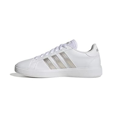 adidas Grand Td Lifestyle Court Casual Shoes, Zapatillas Mujer, Cloud White Platinum Cloud White, 38 2/3 EU