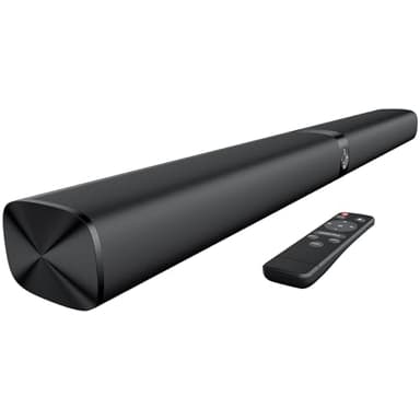 GarageRock Barra de Sonido TV, 2 en 1 Soundbar Divisible con Voice Boost, Barra de Sonido con Sonido Envolvente para Home Cinema, Bluetooth 5.3, 3 Modos de Ecualización, Conexión ARC/Óptico/Aux,KY8000
