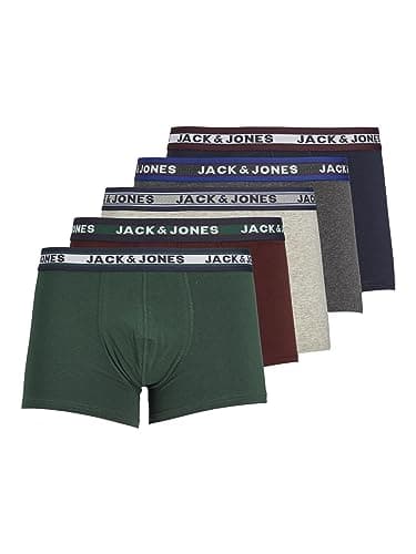 Jack & Jones Trunks 5-Pack Trunks Dark Grey Melange l Dark Grey Melange L