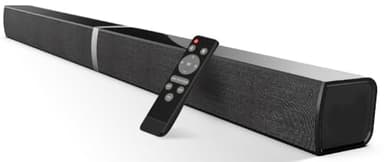 HoYLluDLL 2.0 Barra de Sonido para TV, Barra de Sonido Separable 2 en 1 de 32 Pulgadas para Dispositivos de TV con 3 Modos de ecualización y 3 Sonidos envolventes, ARC/Óptico/AUX, 1pcs
