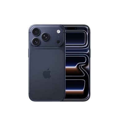 Apple iPhone 17 Pro de 256 GB: Pantalla de 6,3 Pulgadas con Promotion hasta 120 Hz, Chip A19 Pro, autonomía revolucionaria, Sistema de cámaras Pro Fusion con cámara Frontal Center Stage; Azul Intenso