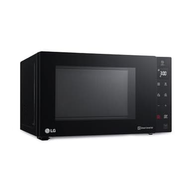 LG MH6535GIB - Microondas con grill, 1000 W, Smart Inverter, Display digital, Color Negro Transparente, 1000 W, 25 l