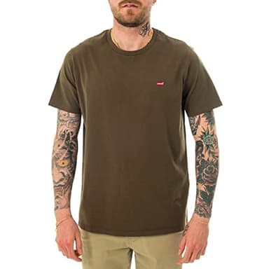 Levi's Ss Original Housemark Tee Camiseta, Olive Night, L para Hombre