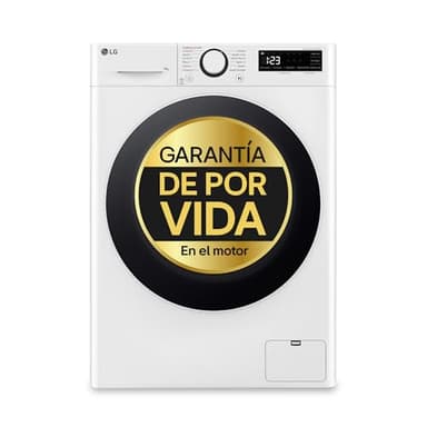 LG F4WR6010A1W - Lavadora Inteligente, 10kg, AI Direct Drive, 1400rpm, Carga Frontal, Clasificación A, TurboWash 360º, Vapor Steam, Serie 600, Blanco