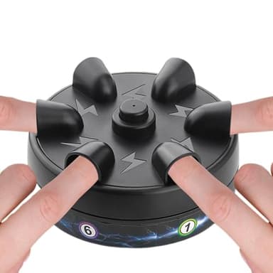Qfdiwr Detector De Mentiras Con Ruleta, Prueba De Detector De Mentiras, Choque De Dedo, Detector De Choque Eléctrico, Detector De Mentiras Eléctrico Prueba De Detector De Mentirosos, Detector De