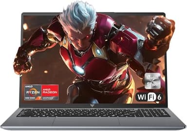 ACEMAGIC 2025 Ordenador Portátil Ryzen 7 5825U (hasta 4.5Ghz) Carcasa metálica 16 GB RAM DDR4 512 GB NVME PCIE3.0 hasta 4 GB Portatil 16 Pulgadas Tastiera Retroilluminata,3*USB3.2,WiFi 6,BT5.2