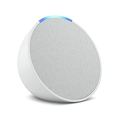 Echo Pop (Última generación) | Altavoz inteligente Bluetooth con Alexa de sonido potente y compacto | Blanco