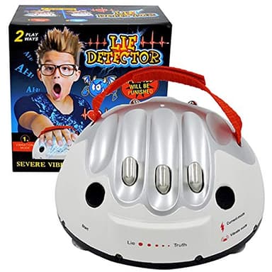 Micro Detector de Mentira de Choque eléctrico, de Fiesta Interesante Verdadero o Atrevido Juego Mentira Detector Broma Juguetes polígrafo Entretenimiento Juego de Choque